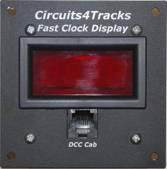Fast Clock Display Faceplate Hardware