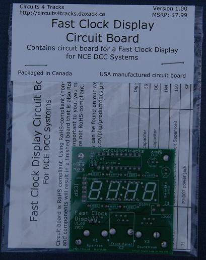 Fast Clock Display Circuit Board