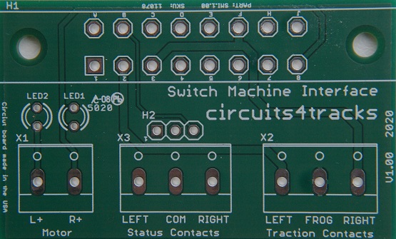 Switch Machine Interface Circuit Board