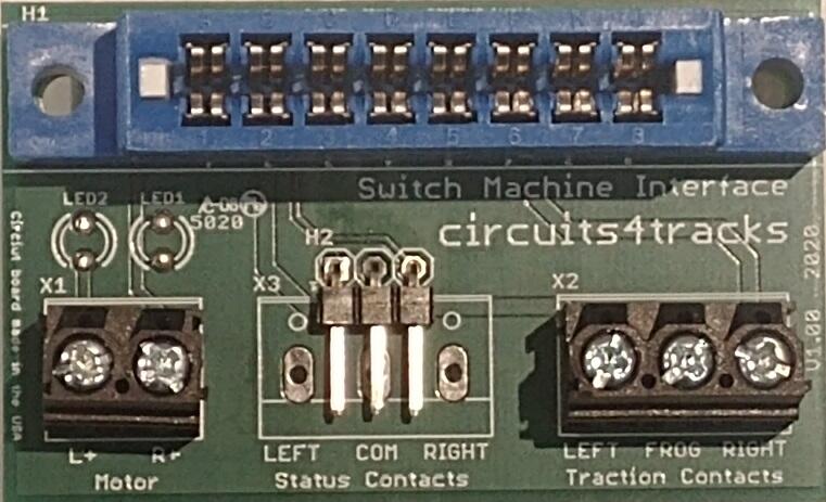 Switch Machine Interface Assembled - Header Status