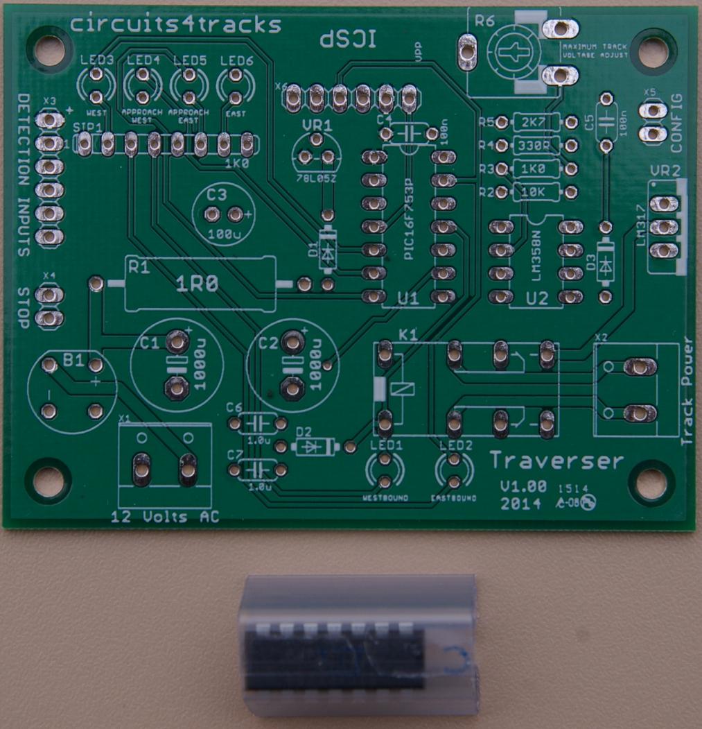 Traverser Circuit Board with Microcontroller